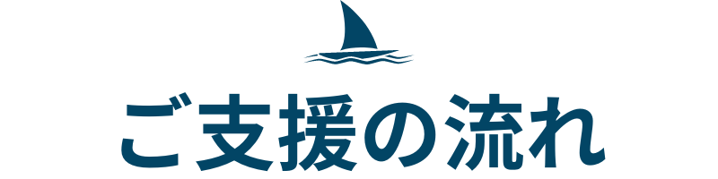 ご支援の流れ